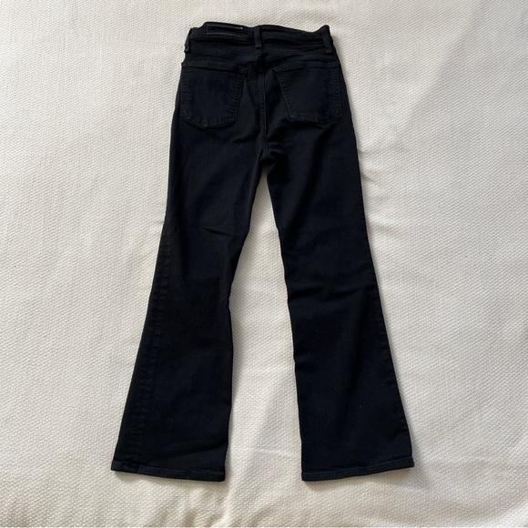 Rag and Bone Casey High Rise Ankle Flare Black 27 - Picture 3 of 5